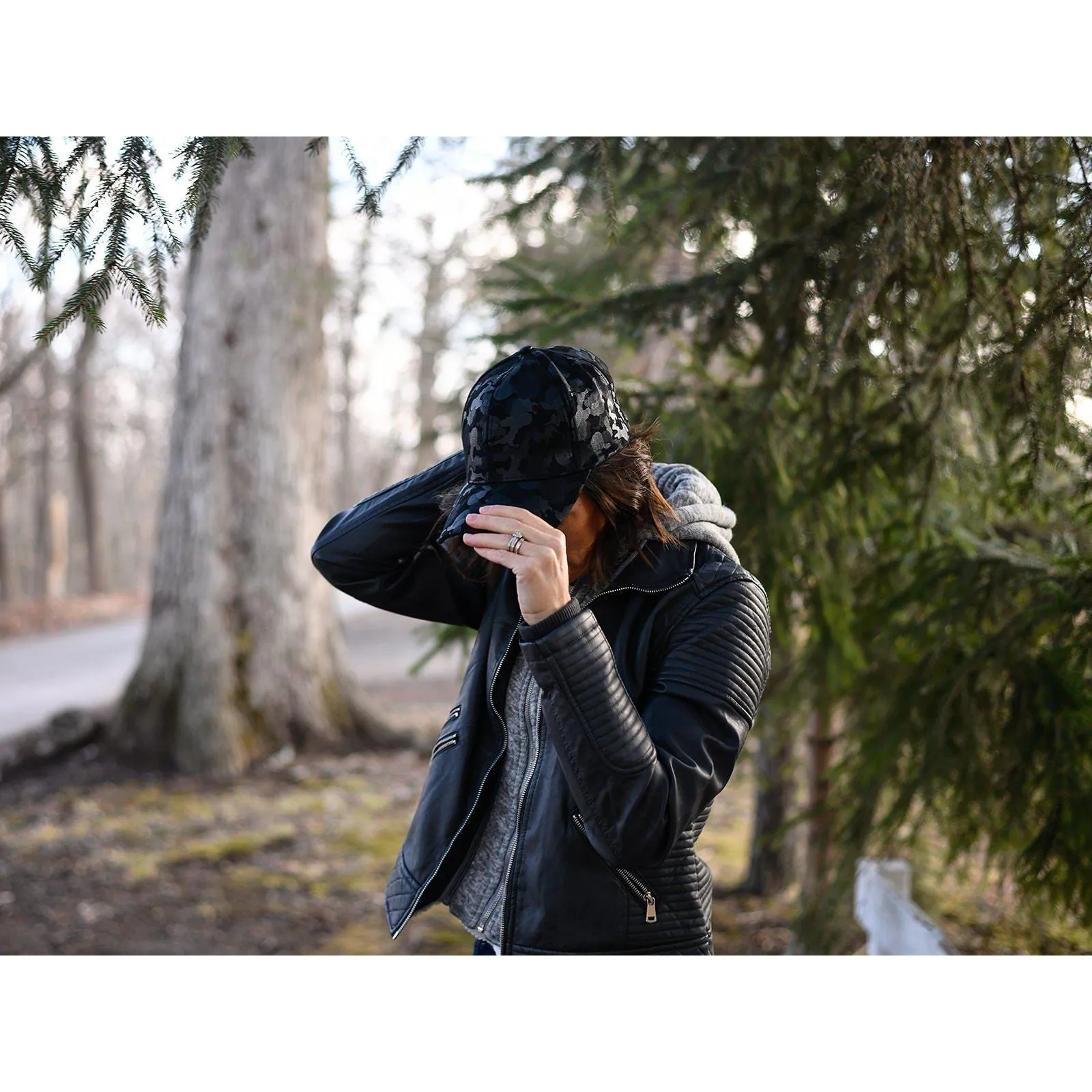 Suede Camo Hat -- 2 Colors!