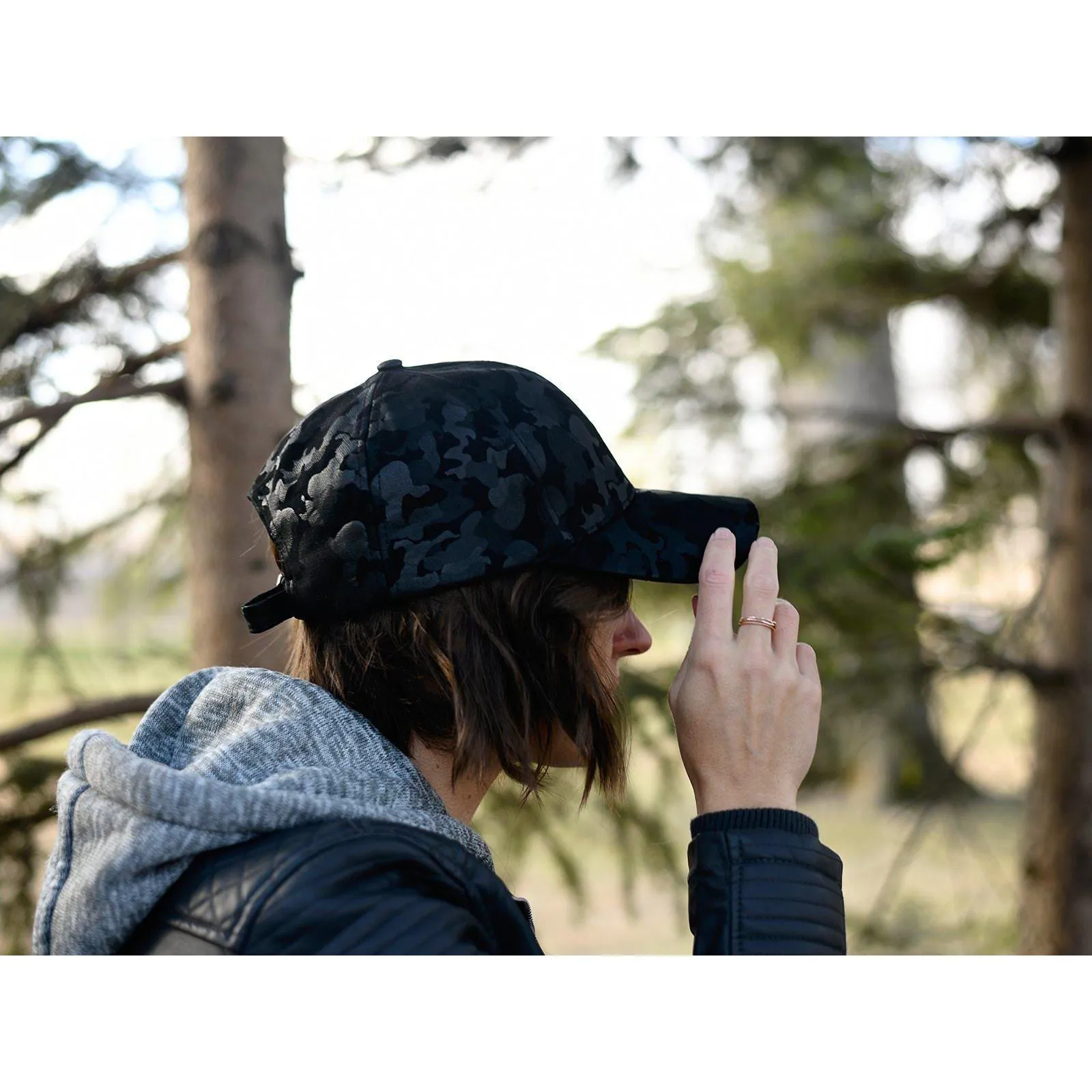 Suede Camo Hat -- 2 Colors!