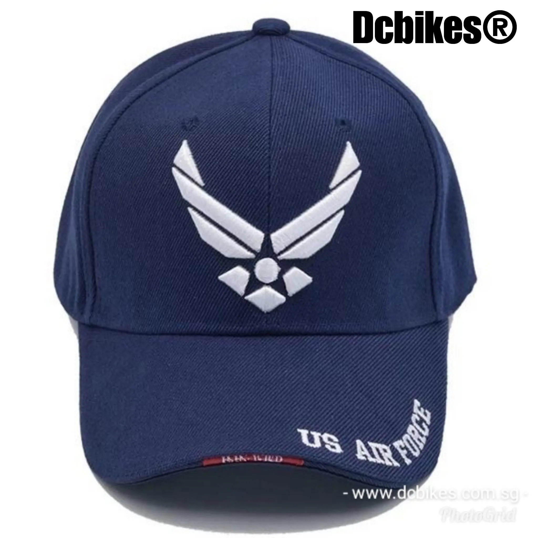 US Air Force Pilot Trucker Navy Blue Black Baseball Cap
