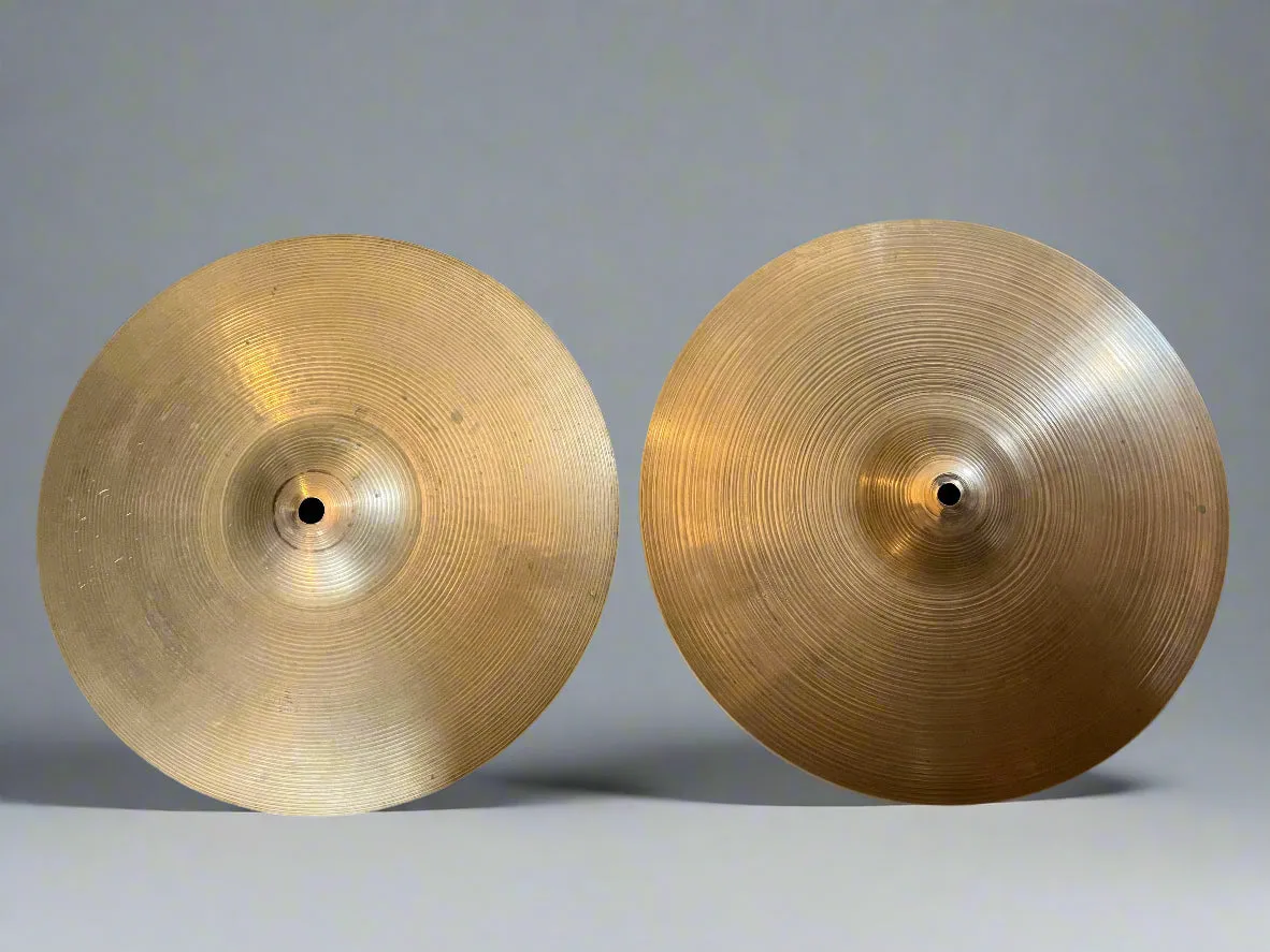 Used Zildjian 60's A 14" Hi Hats T-990g B-1312g