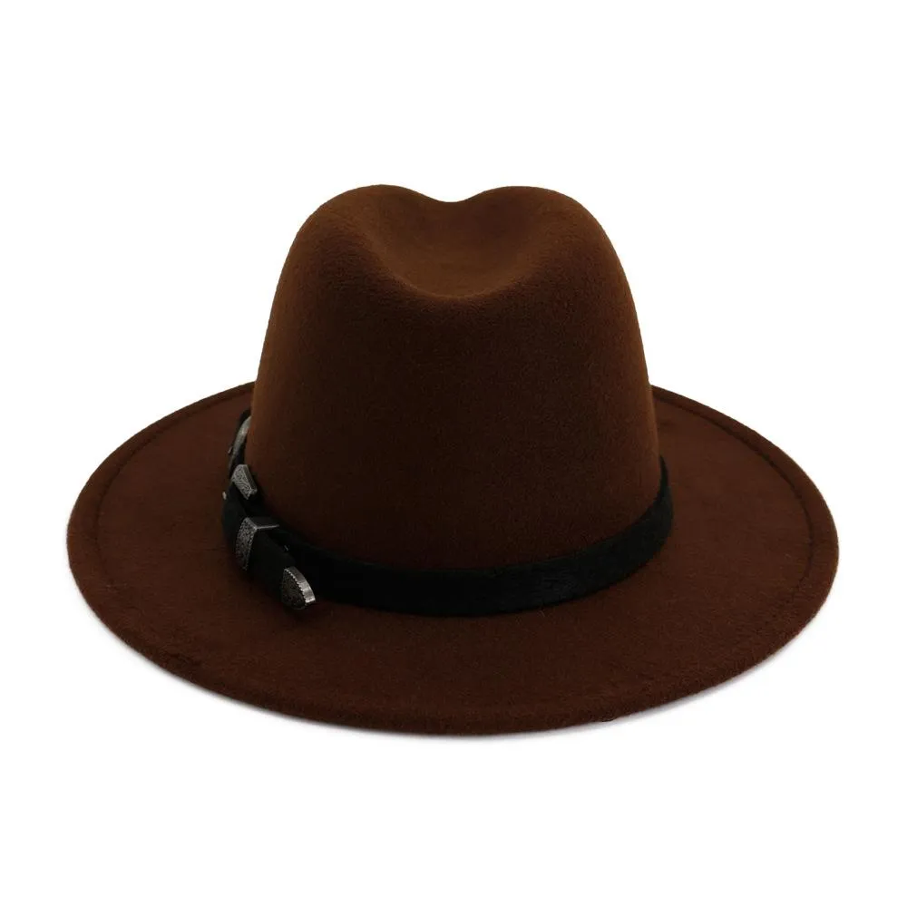 Vintage Hat with Belt for Men & Women / Edgy Clothing Accessories