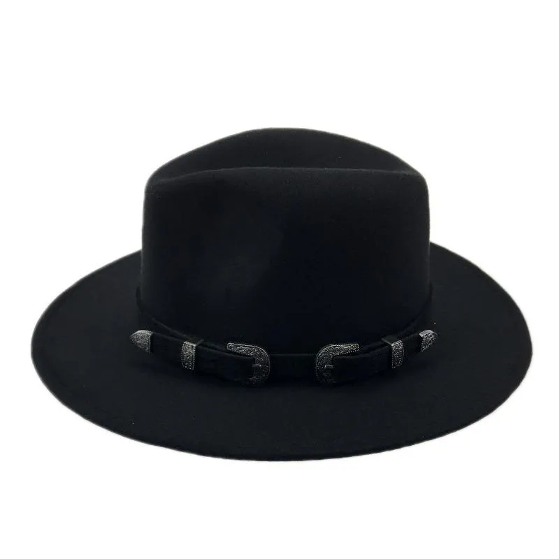 Vintage Hat with Belt for Men & Women / Edgy Clothing Accessories