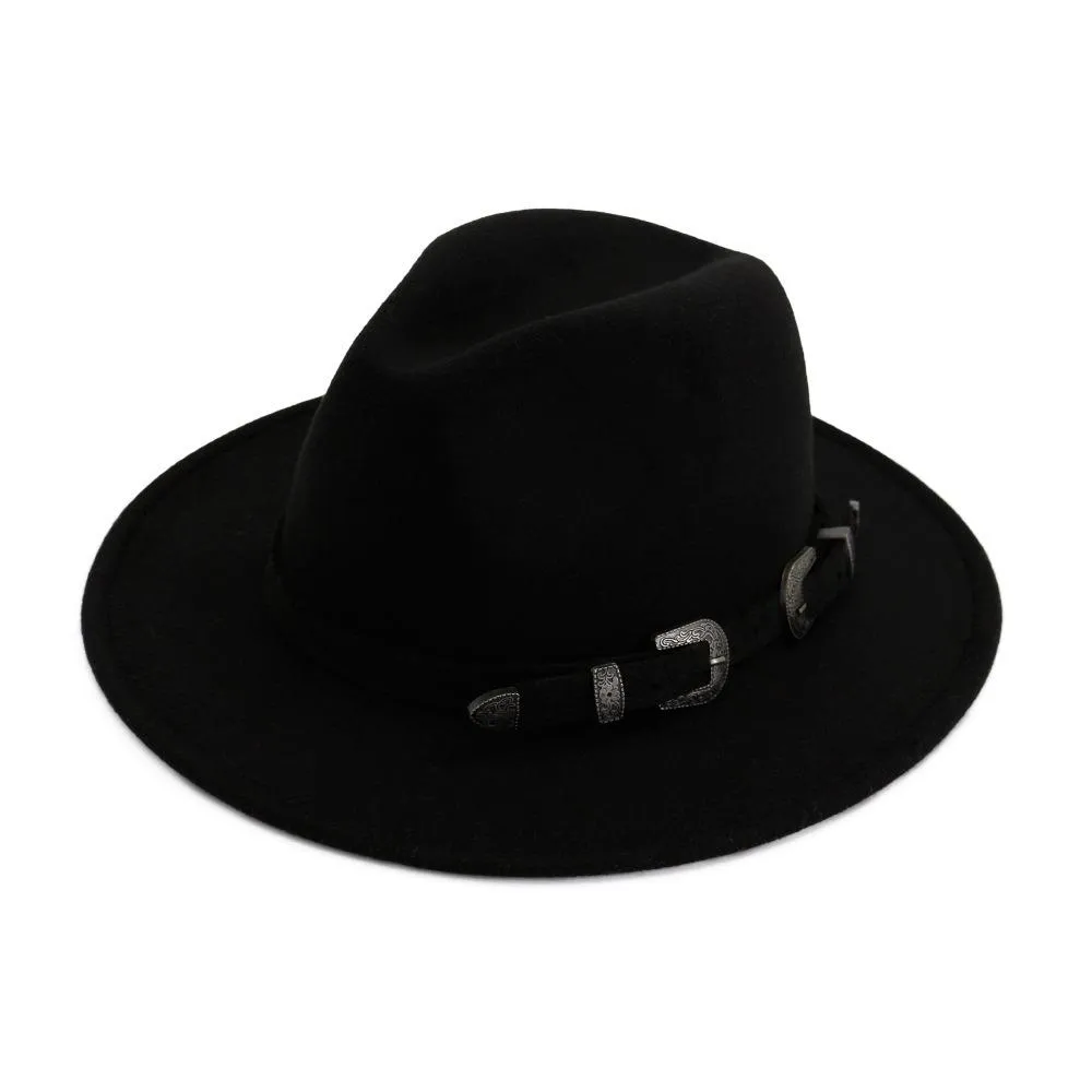 Vintage Hat with Belt for Men & Women / Edgy Clothing Accessories