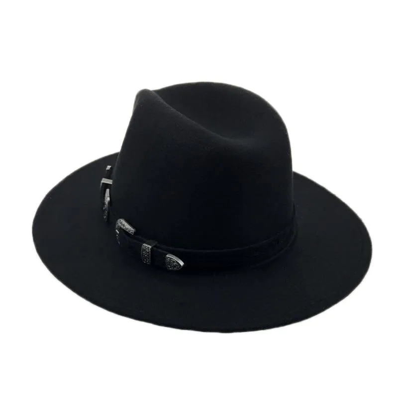Vintage Hat with Belt for Men & Women / Edgy Clothing Accessories
