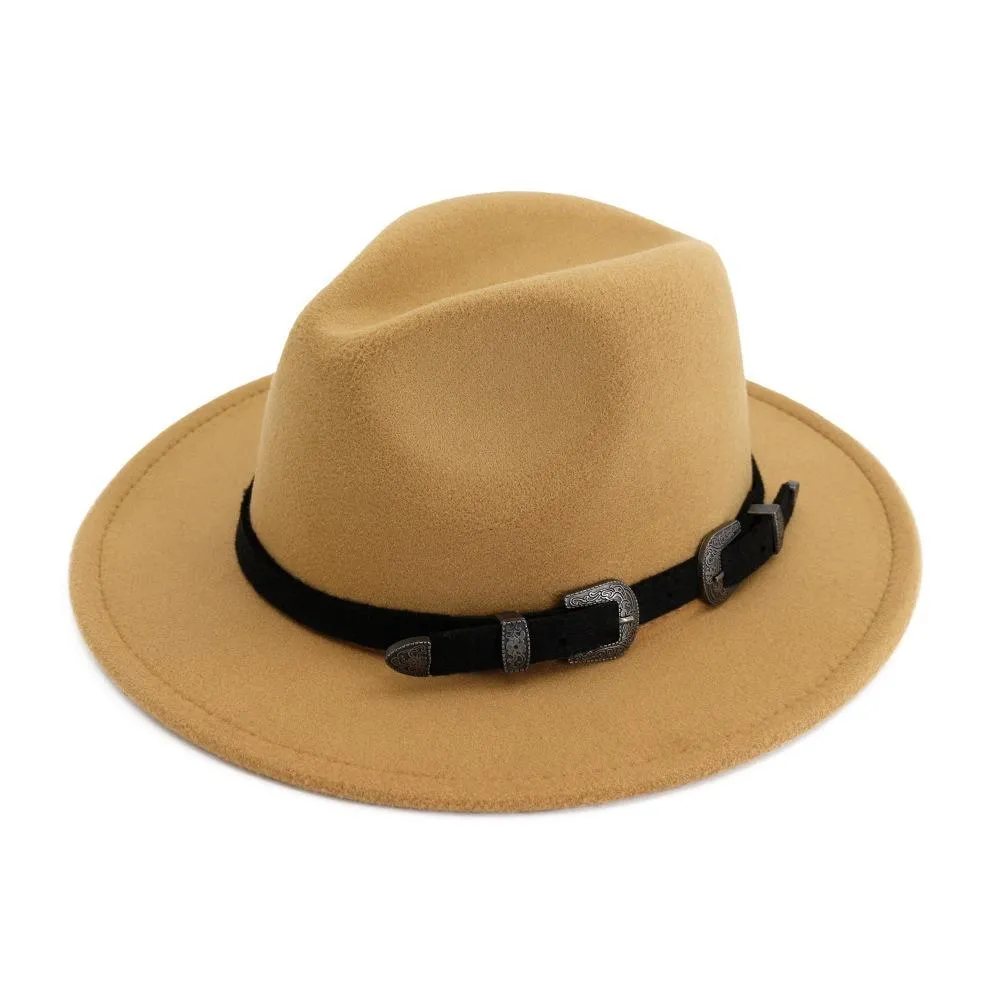 Vintage Hat with Belt for Men & Women / Edgy Clothing Accessories