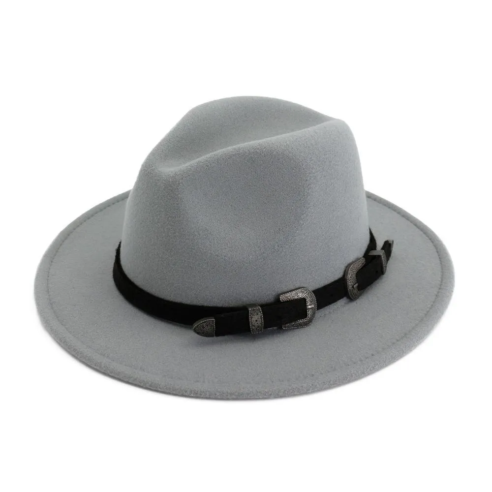 Vintage Hat with Belt for Men & Women / Edgy Clothing Accessories