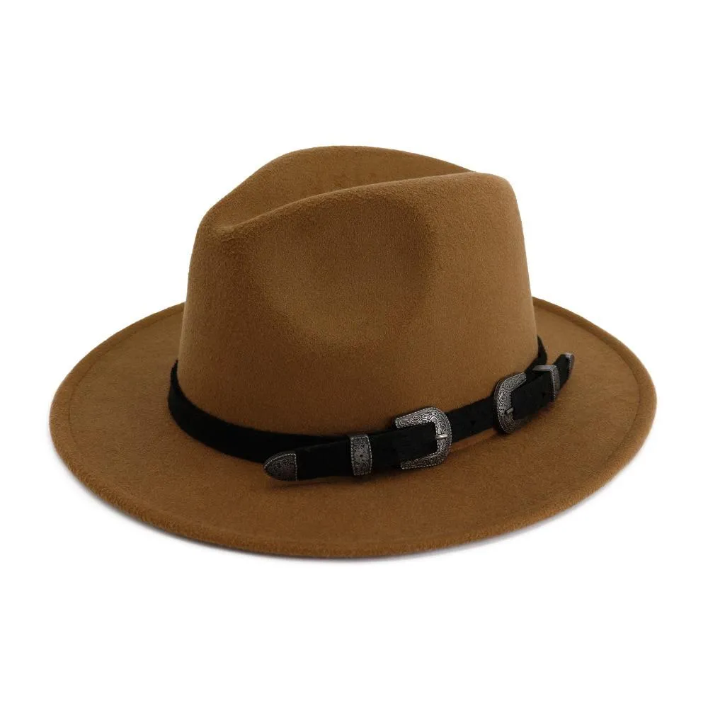 Vintage Hat with Belt for Men & Women / Edgy Clothing Accessories