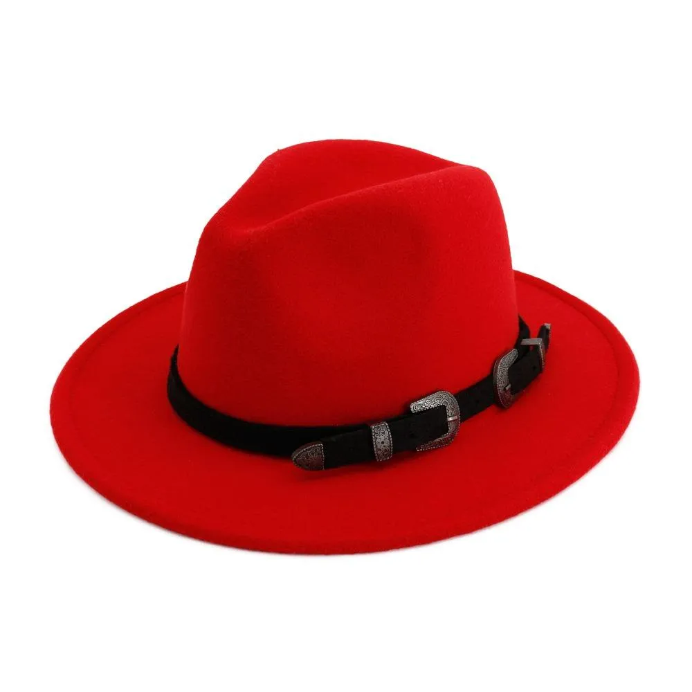 Vintage Hat with Belt for Men & Women / Edgy Clothing Accessories